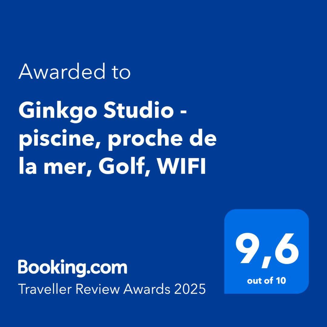 Ginkgo Studio - Piscine, Proche De La Mer, Golf, Wifi 망들리유 라 나플 외부 사진